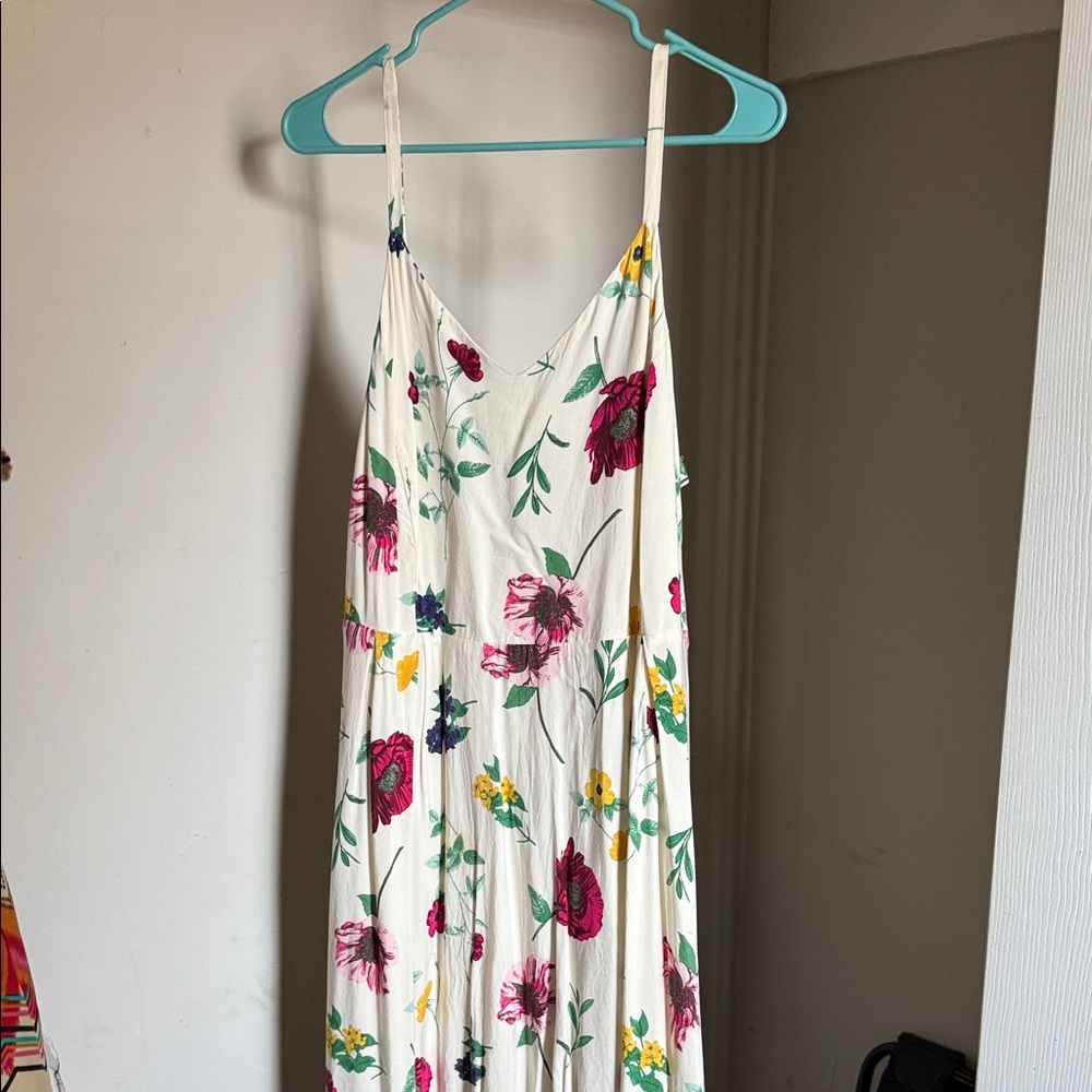 Old Navy Floral Maxi Dress with Spaghetti Straps